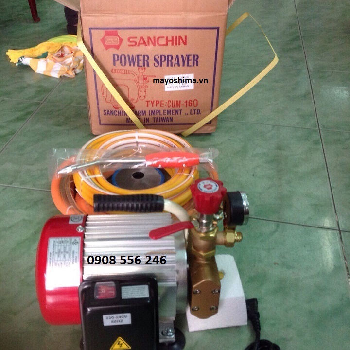 Máy bơm vệ sinh máy lạnh sanchin cum160