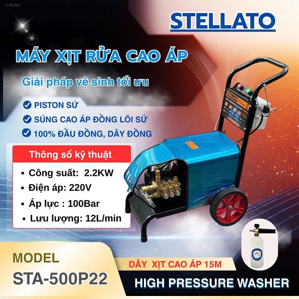 Máy rửa xe gia đình STELLATO ST-500