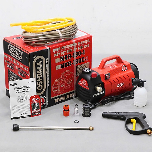 Máy rửa xe gia đình 2500w hiệu oshima 190c1